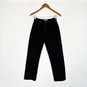 Reformation Cynthia High Rise Jeans Seattle Black Size‎ 24